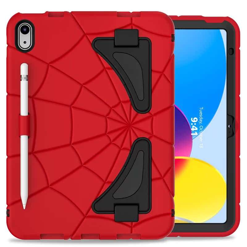 iPadケース　 蜘蛛の巣模様 頑丈保護ケース