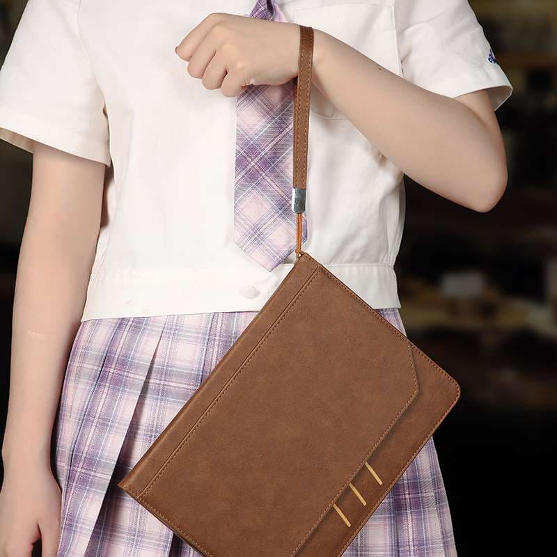 iPadケース　多機能スタンド付き手帳型iPadエアーケース