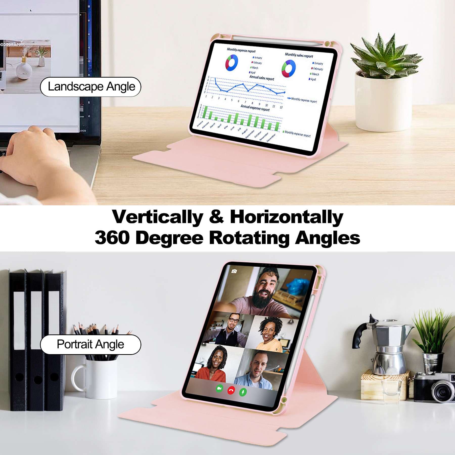 iPadケース　アイパッド第6世代用 折りたたみ式保護カバー