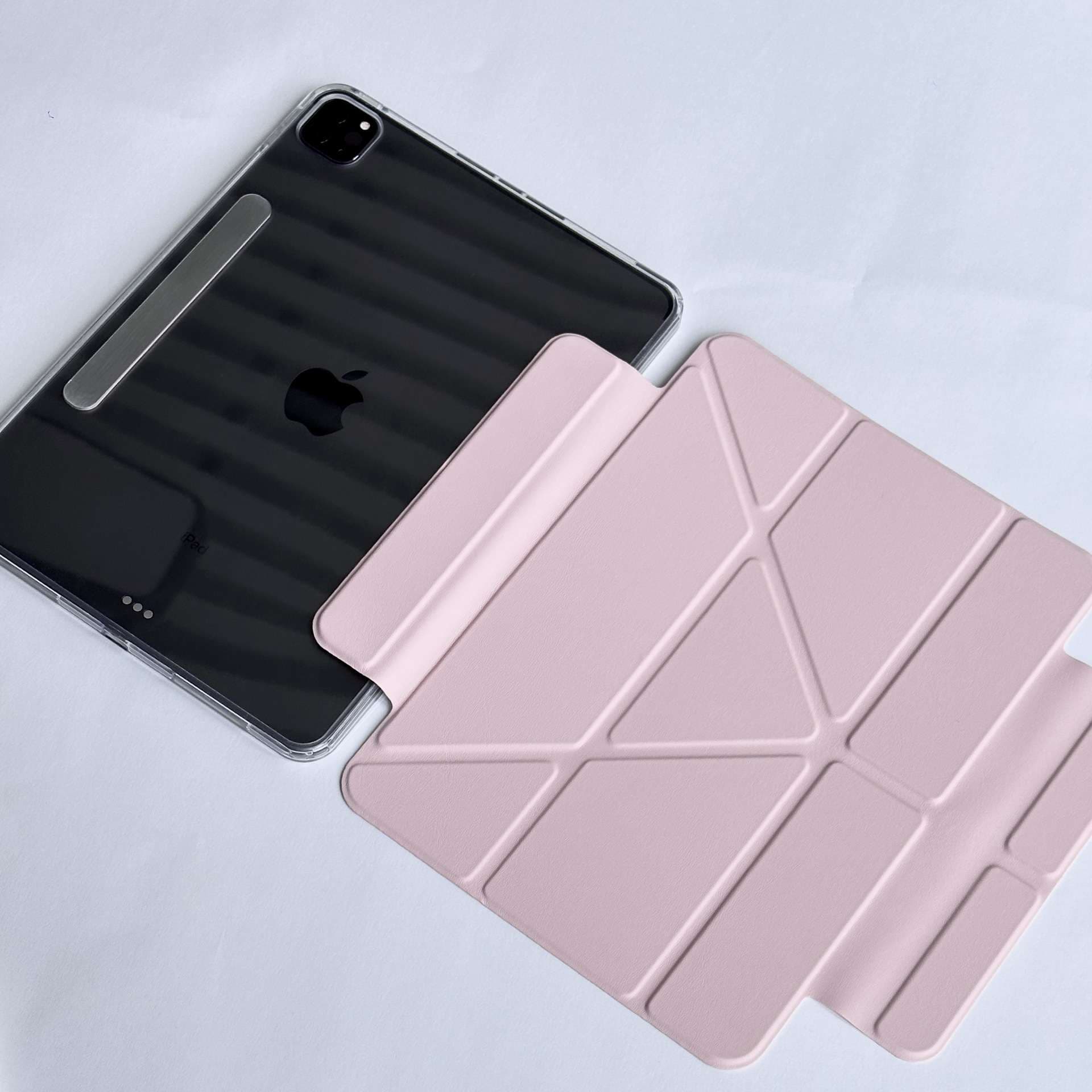 iPadケース　 折り紙風デザイン 薄型保護カバー