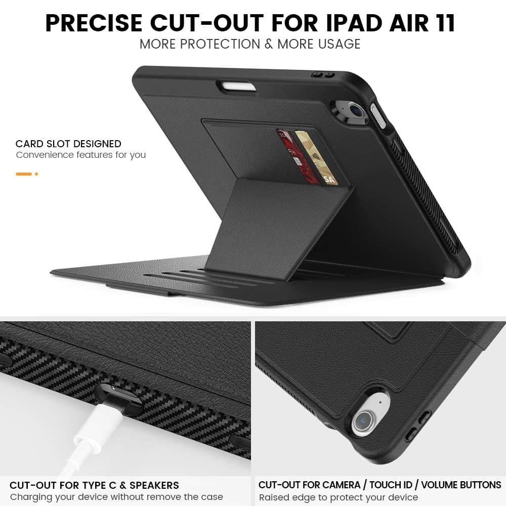 iPadケース　多機能スタンド型アイパッドプロ保護ケース