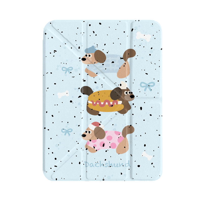 ipadカバー わんちゃん柄 透明保護カバー