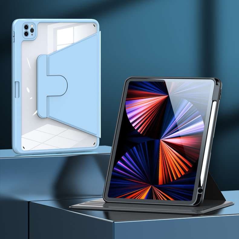 iPadケース 背面スタンド機能付き薄型保護カバー