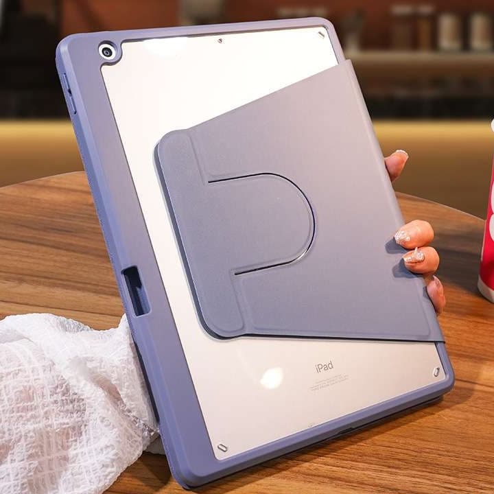 iPadケース 背面スタンド機能付き薄型保護カバー