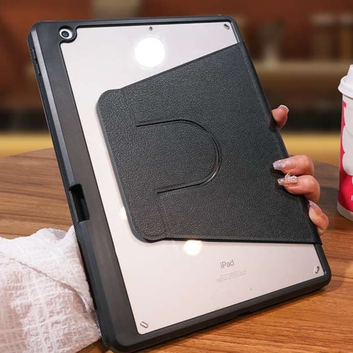 iPadケース 背面スタンド機能付き薄型保護カバー