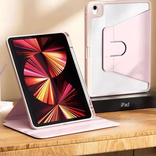iPadケース 片手でラクラク 縦置き横置き スタンドケース