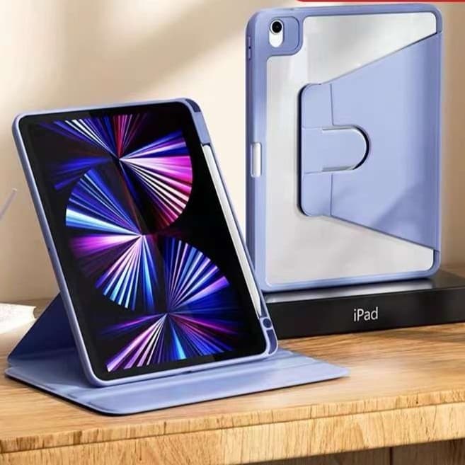 iPadケース 片手でラクラク 縦置き横置き スタンドケース