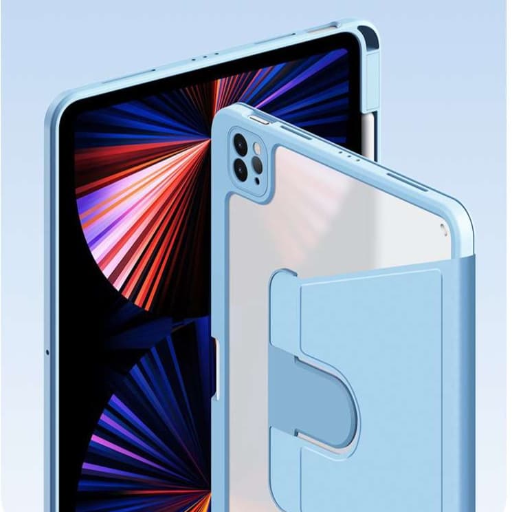 iPadケース 片手でラクラク 縦置き横置き スタンドケース