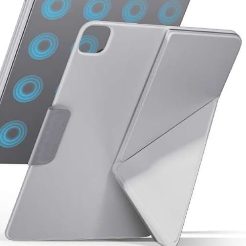 iPadケース 磁石でしっかり固定できる折り畳み式カバー