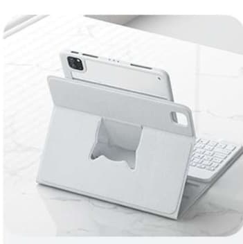 iPadケース 多機能マグネット式回転スタンドケース
