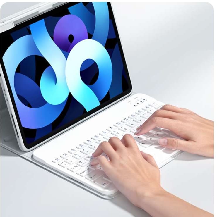 iPadケース 多機能マグネット式回転スタンドケース