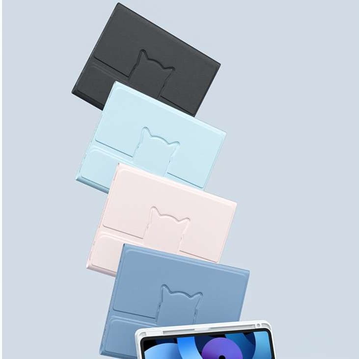 iPadケース 多機能マグネット式回転スタンドケース