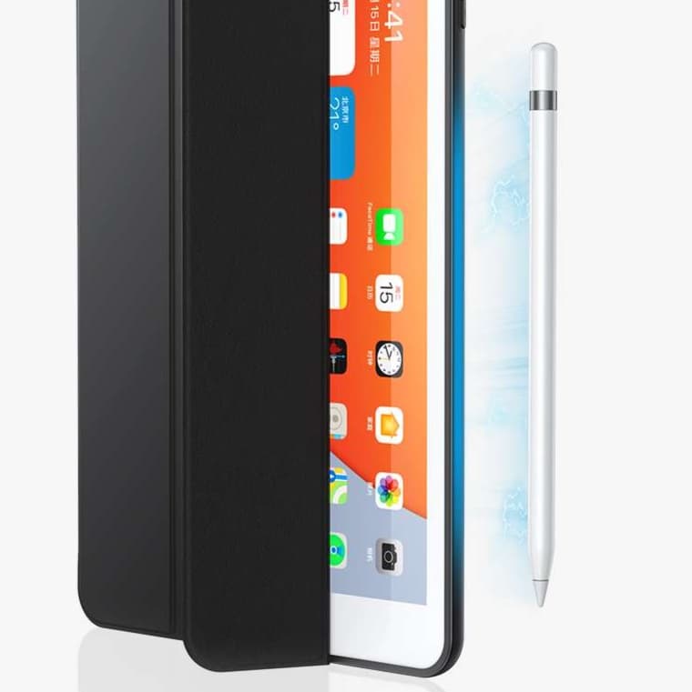iPadケース 軽量薄型 衝撃吸収 二つ折り保護カバー