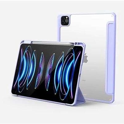 iPadケース 軽量薄型 衝撃吸収 二つ折り保護カバー
