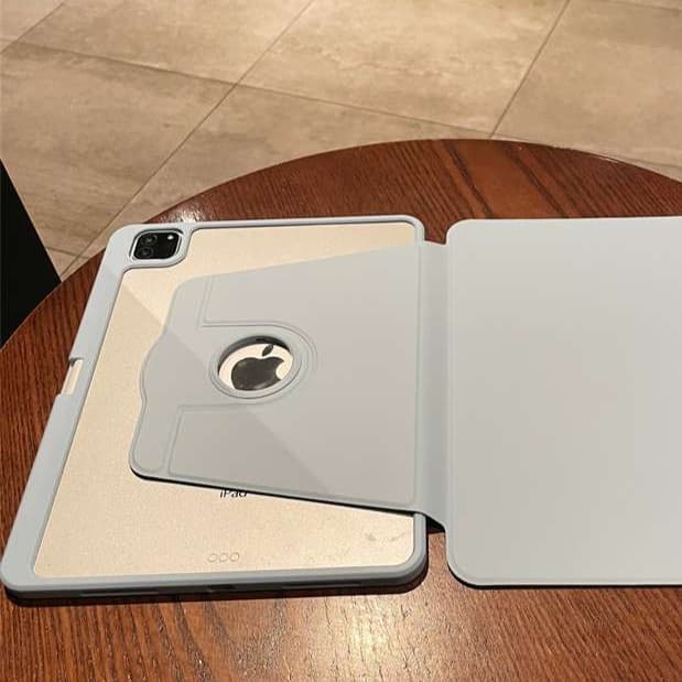 iPadケース 回転スタンド機能付き 薄型保護カバー
