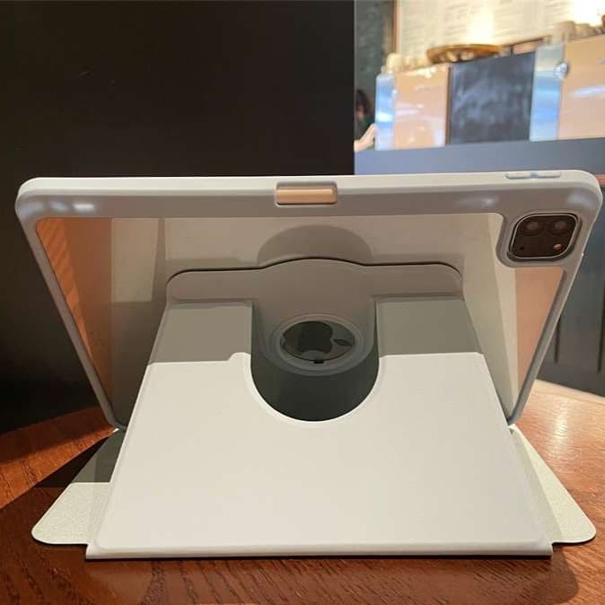 iPadケース 回転スタンド機能付き 薄型保護カバー