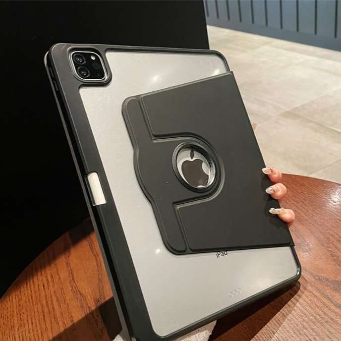 iPadケース 回転スタンド機能付き 薄型保護カバー