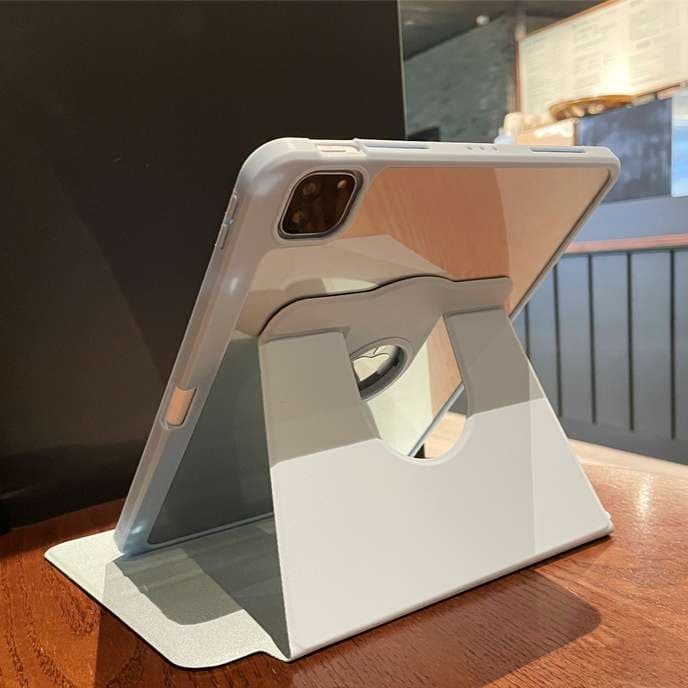 iPadケース 回転スタンド機能付き 薄型保護カバー