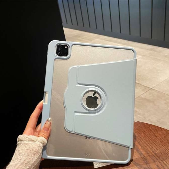 iPadケース 回転スタンド機能付き 薄型保護カバー