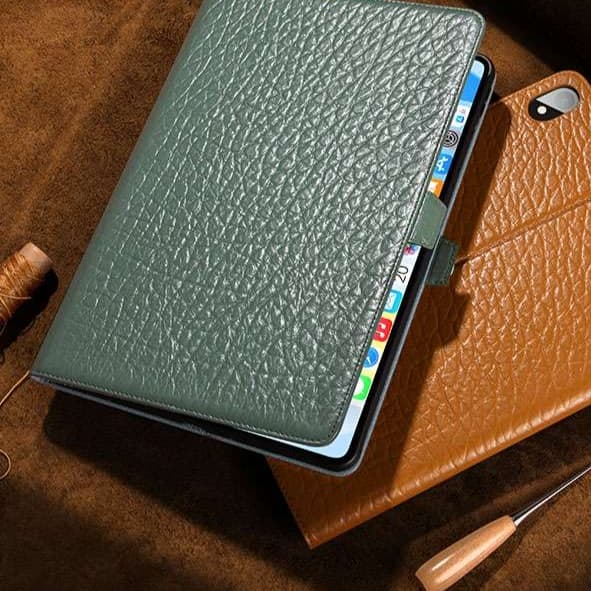 iPadケース 高級本革仕様 タブレット保護カバー