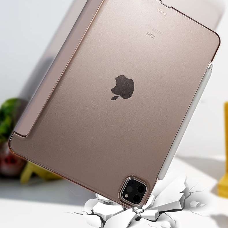 iPadケース 薄型 耐衝撃 折り畳みスタンド機能付き保護カバー