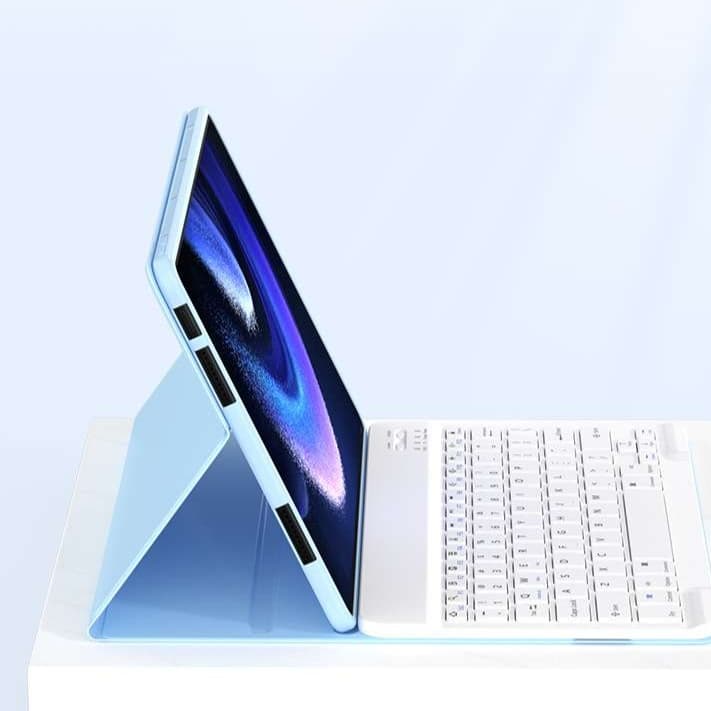 iPadケース 薄型軽量 縦置き 可能 着脱式 キーボードケース