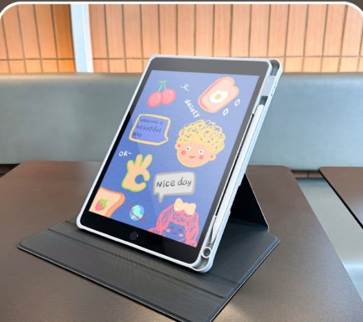 ipadカバー イラスト柄で楽しむ全方位保護ケース
