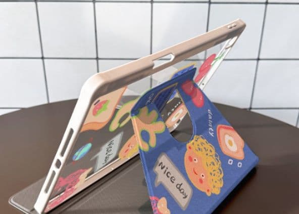 ipadカバー イラスト柄で楽しむ全方位保護ケース