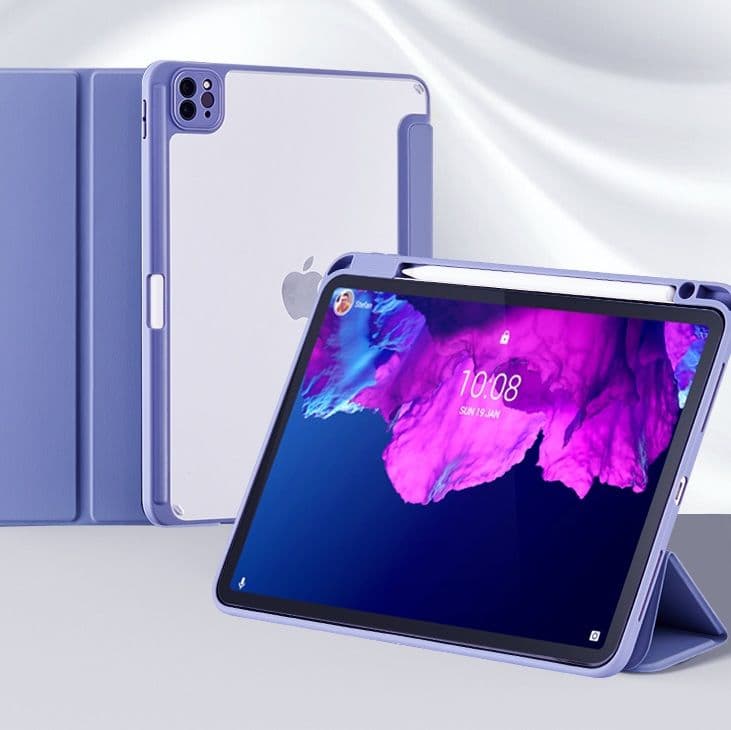 ipadカバー 多機能電子ペン収納智能保護カバー