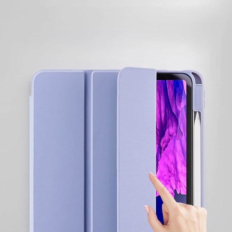 ipadカバー 多機能電子ペン収納智能保護カバー