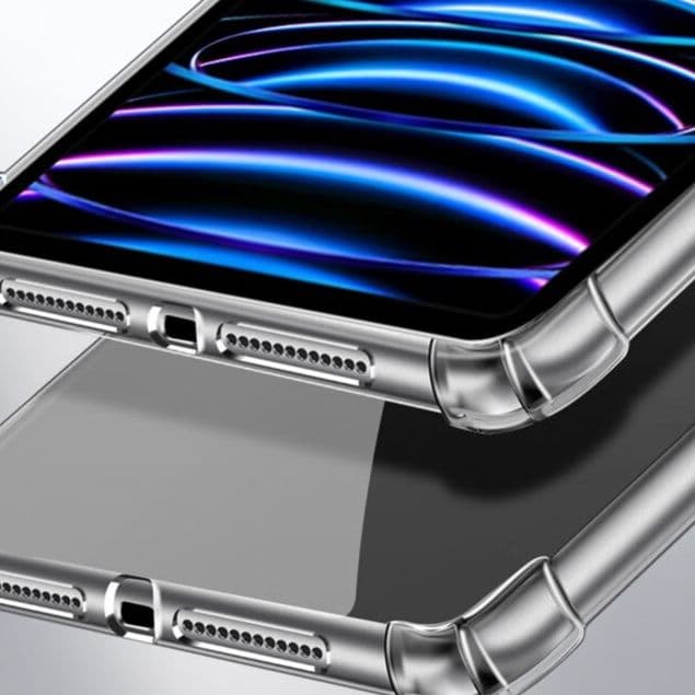 ipadカバー 透明衝撃吸収　強化保護タブレットケース