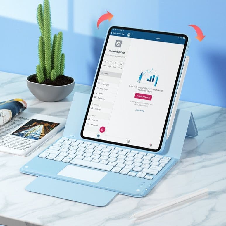 ipadカバーiPad Pro ケース 多機能キーボード一体型タブレット保護ケース