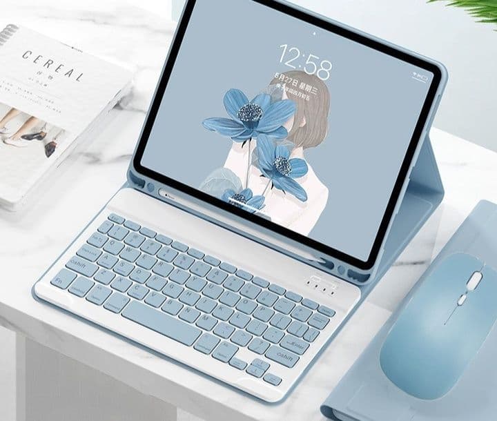 ipadカバー 無線接続鍵盤付き多機能型アイパッドカバー