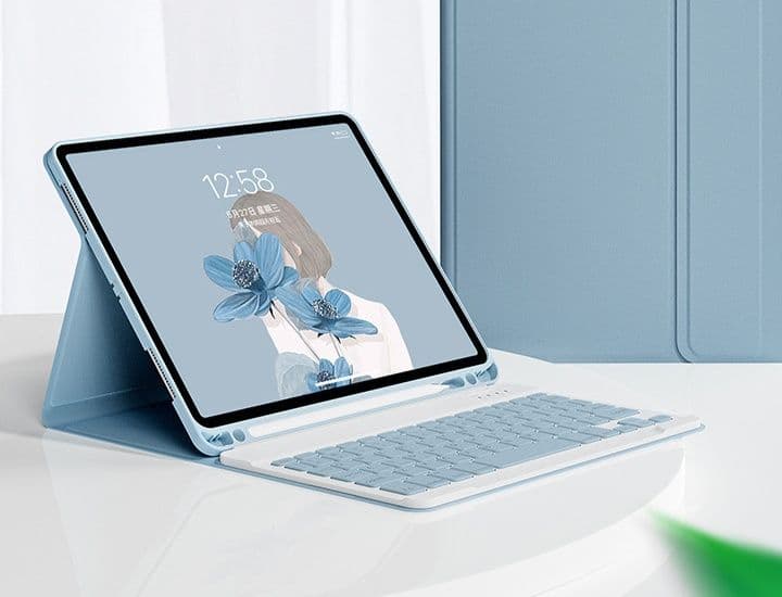 ipadカバー 無線接続鍵盤付き多機能型アイパッドカバー