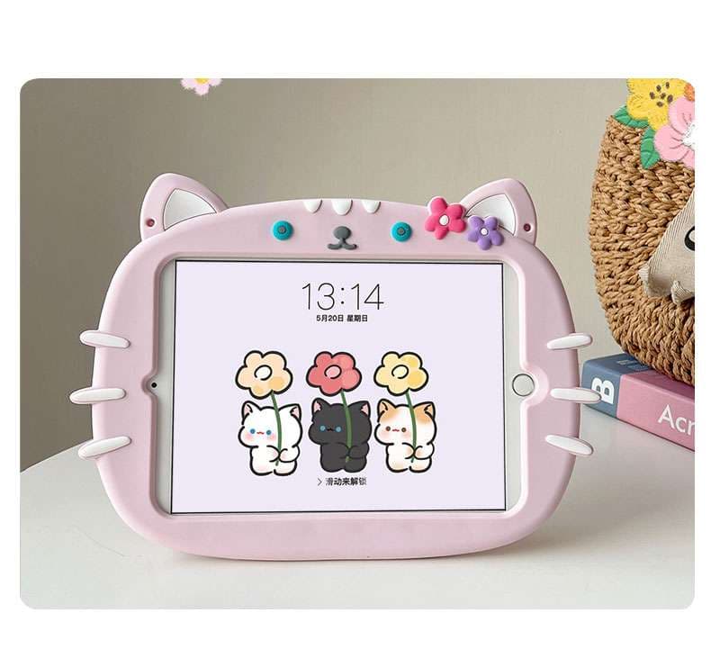 iPadケース　 ねこ型 タブレットカバー