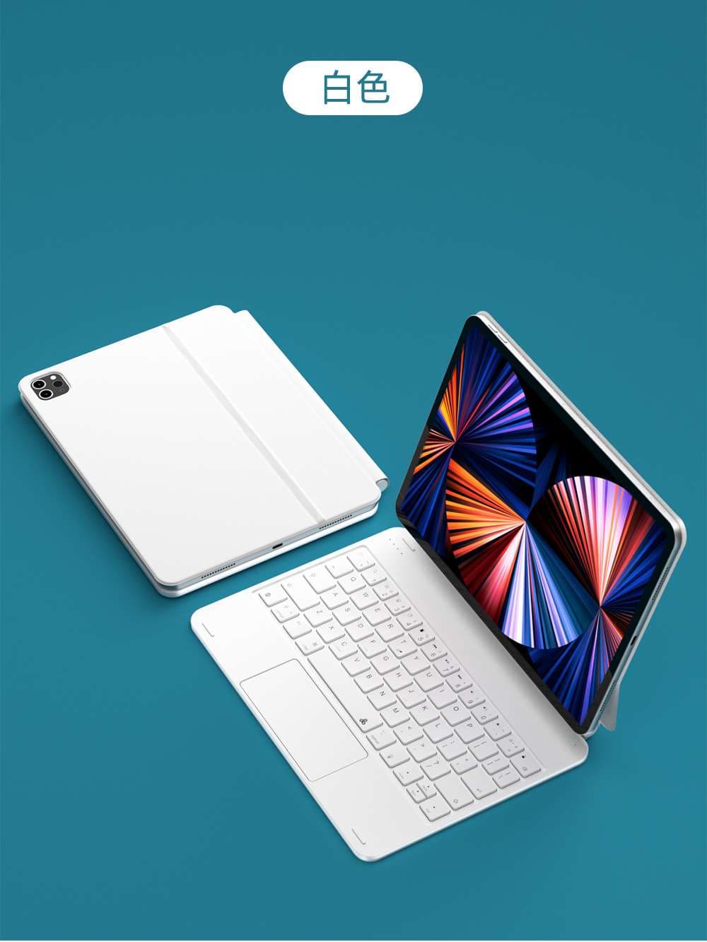 iPadケース　iPadエア用 キーボード付き保護ケース