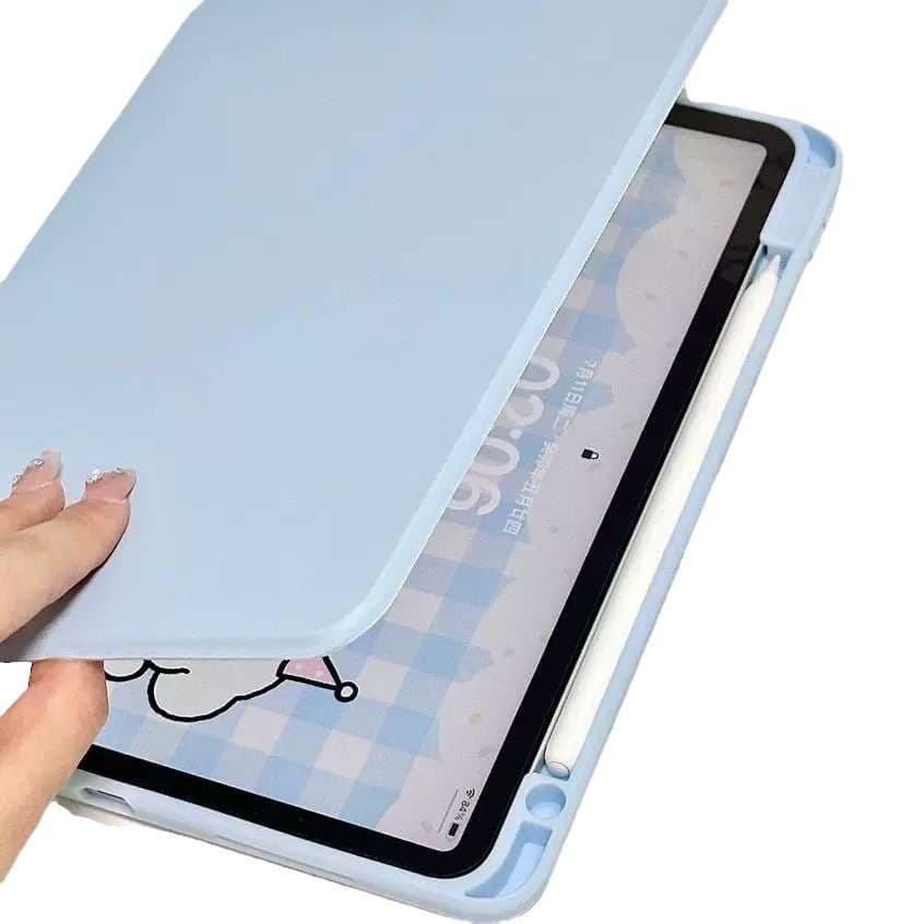iPadケース 背面保護 多機能スタンド付きタブレットカバー