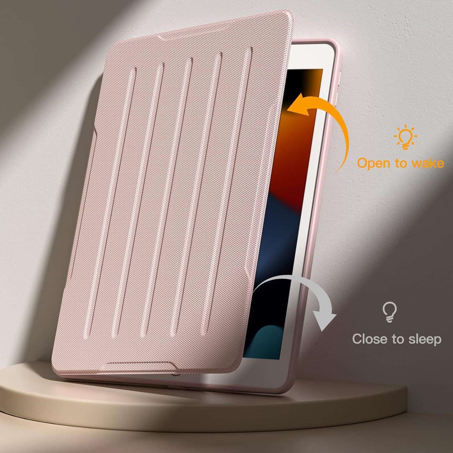 iPadケース 多角度調整 防振保護カバー 軽量タイプ