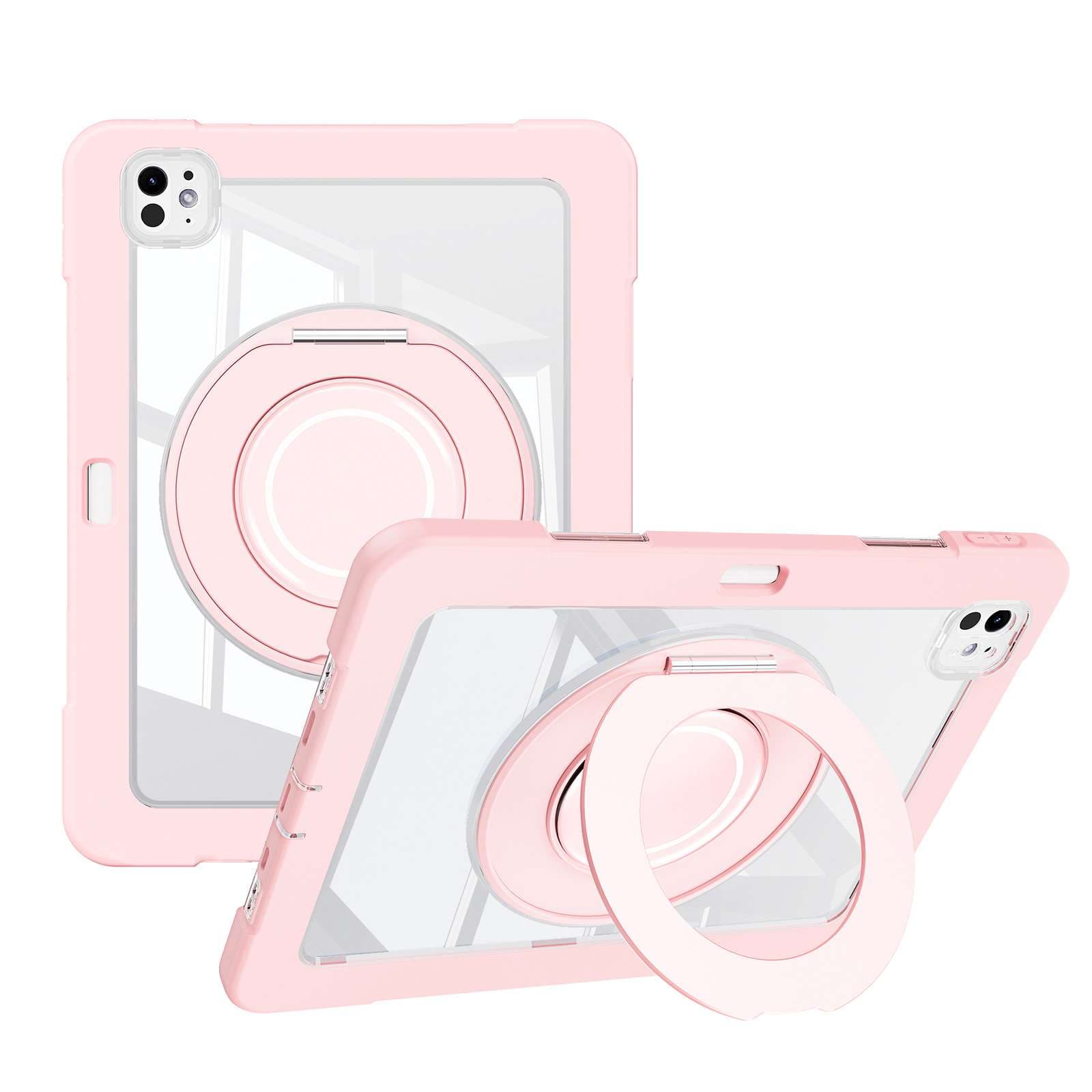 iPadケース　円形スタンド付き 多機能保護ケース