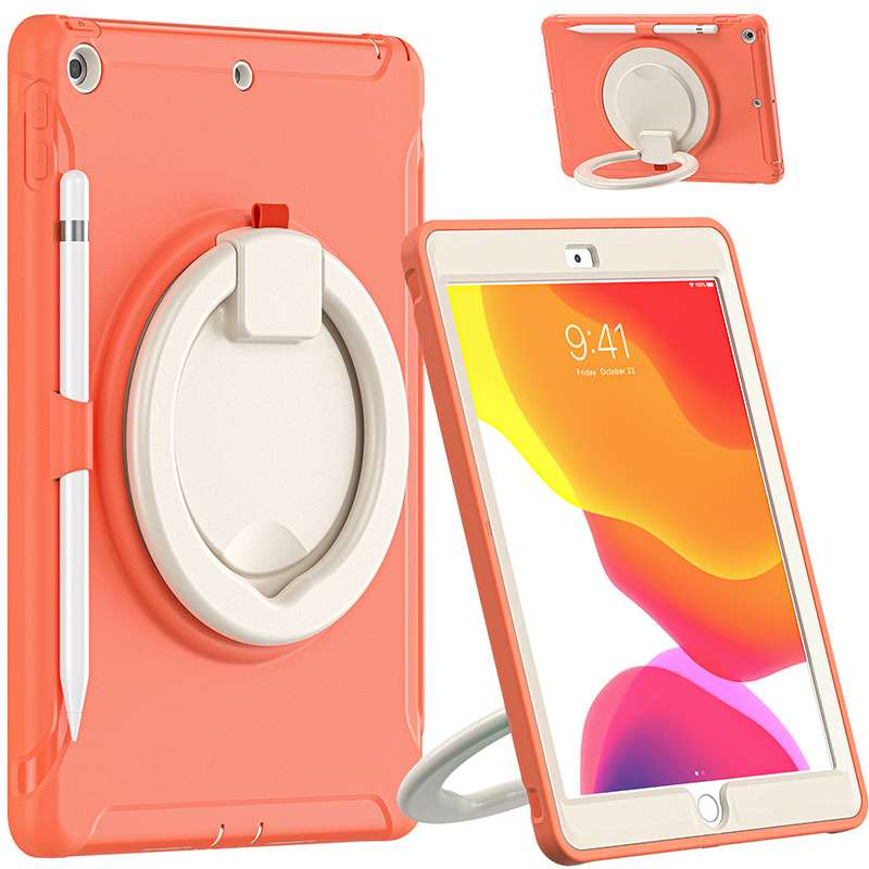 iPadケース　回転スタンド付き 耐衝撃 アイパッドエア保護ケース