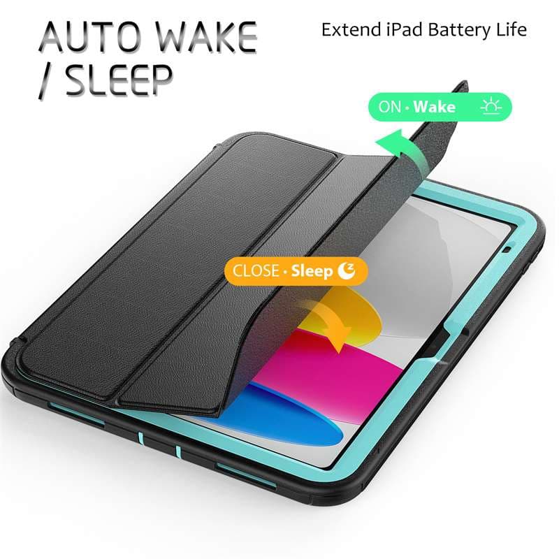 iPadケース　 耐衝撃オート自動スリープ保護カバー