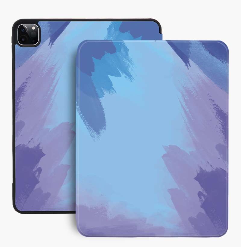 iPadケース　波形デザインのiPad第8世代用保護ケース