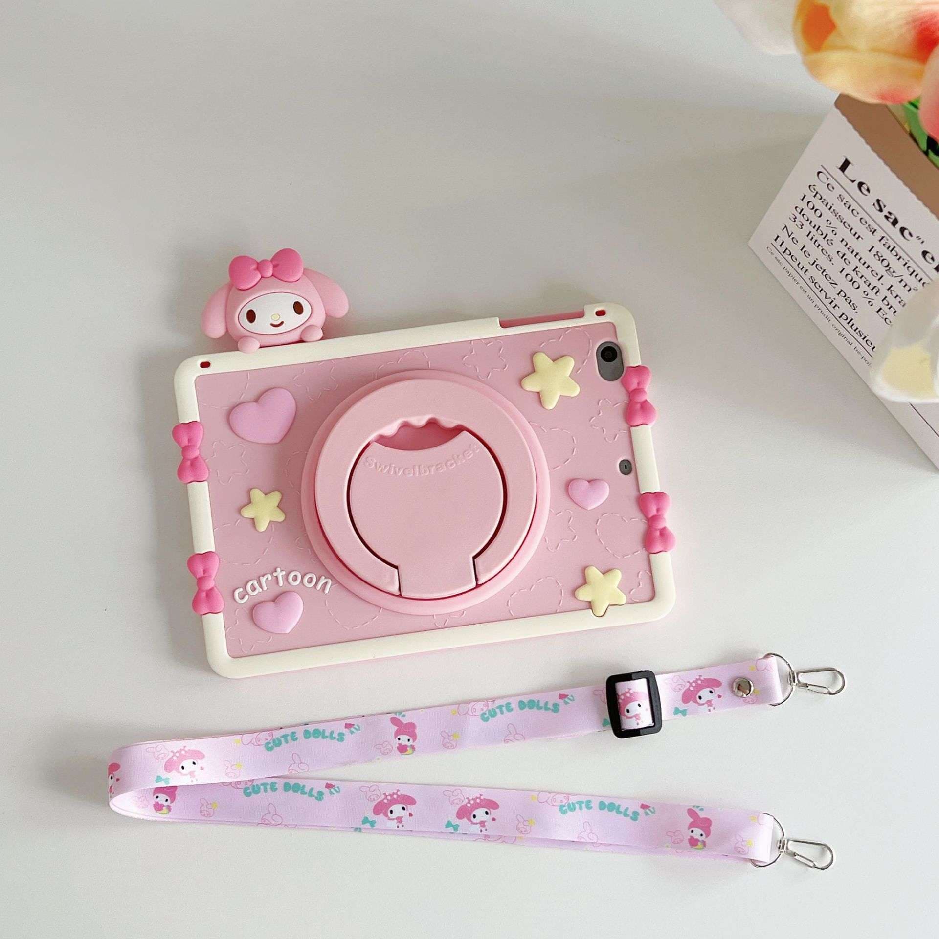 iPadケース かわいいカメラ風 アイパッドケース
