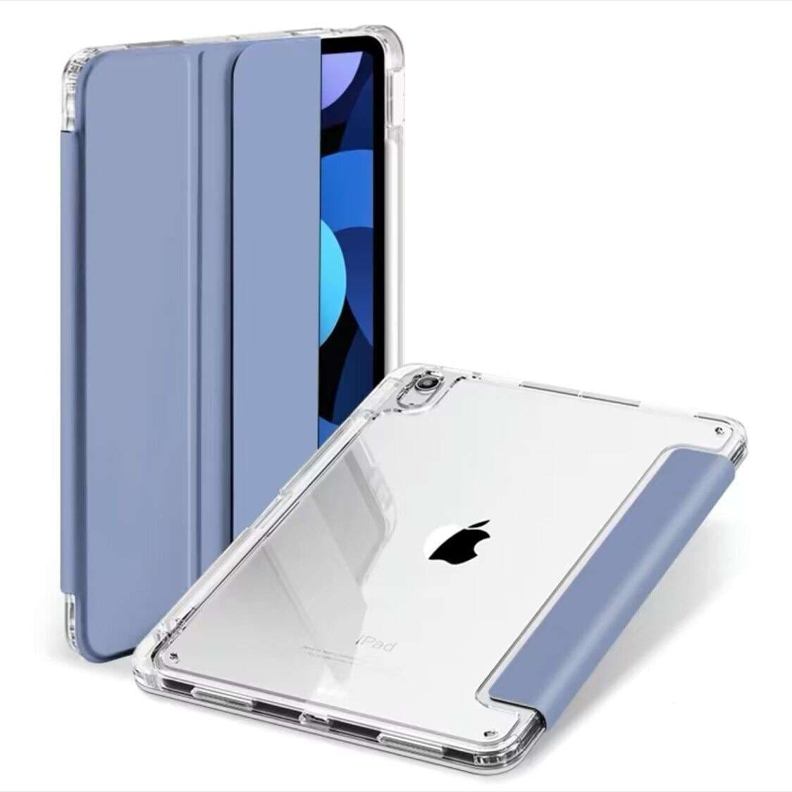 iPadケース　半透明背面 三つ折りiPadミニ保護ケース
