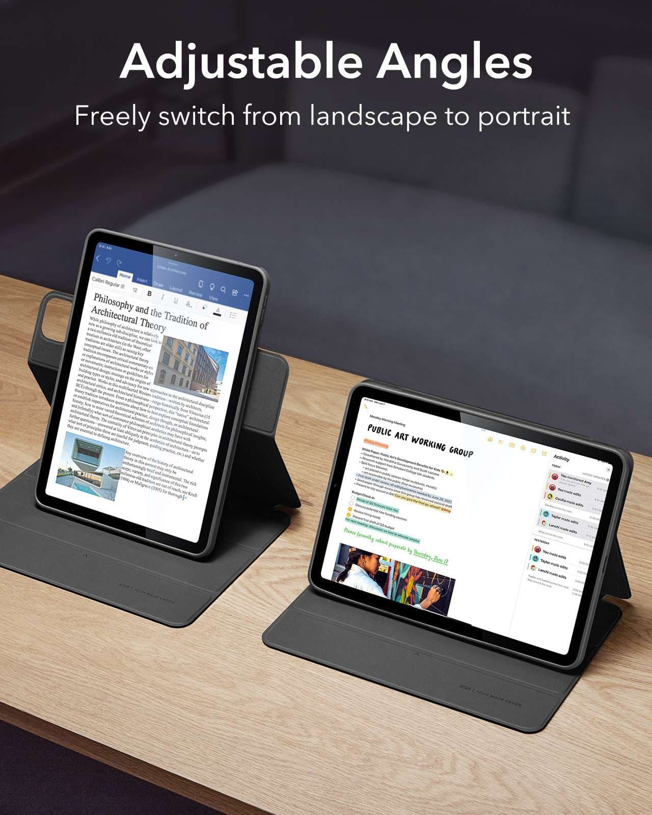 iPadケース　磁気吸着式マルチ機能アイパッド保護ケース