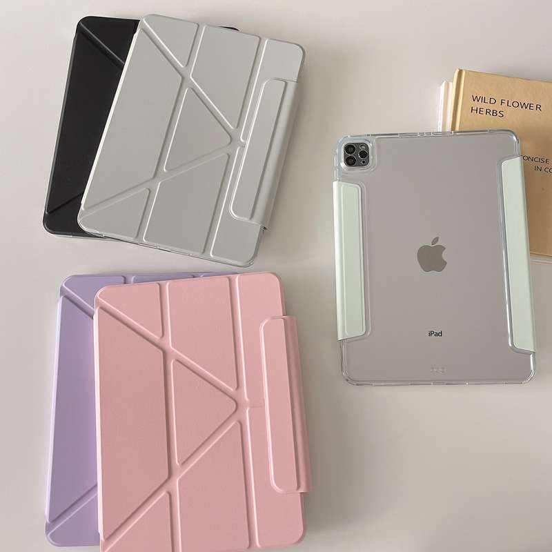 iPadケース　 幾何学模様の多機能保護カバー