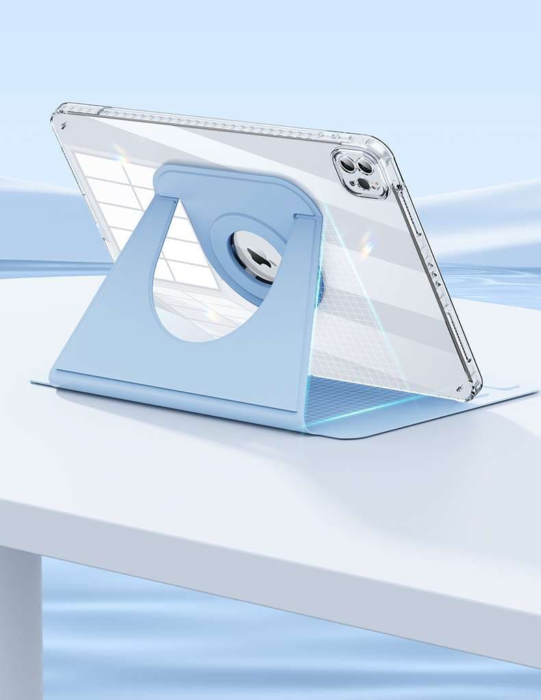 iPadケース　回転式スタンド付き 薄型保護ケース
