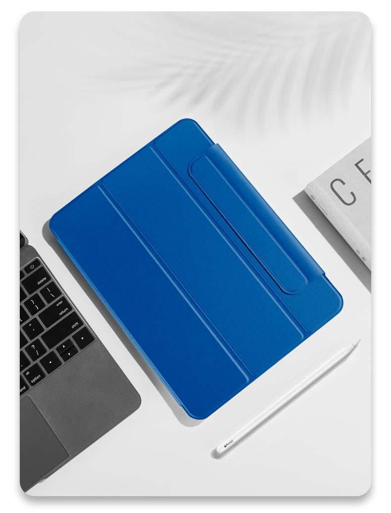 iPadケース　薄型スリム 縦置き対応 アイパッドエア用ケース