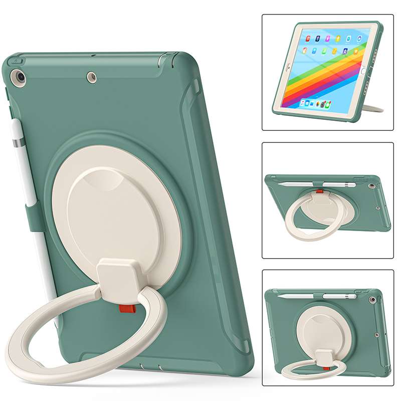 iPadケース　回転スタンド付き 耐衝撃 アイパッドエア保護ケース