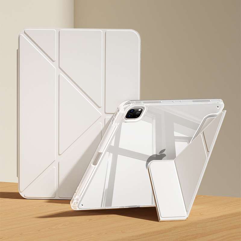 折り畳みスタンド機能付き耐衝撃iPadケース　